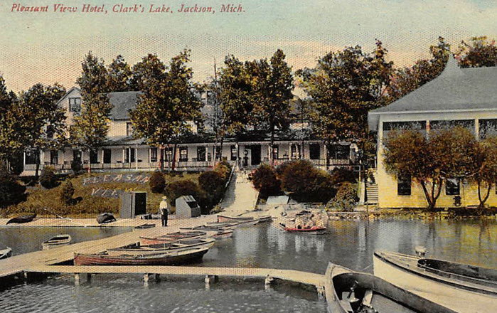 Pleasant View Hotel and Dance Pavillion - Post Card View